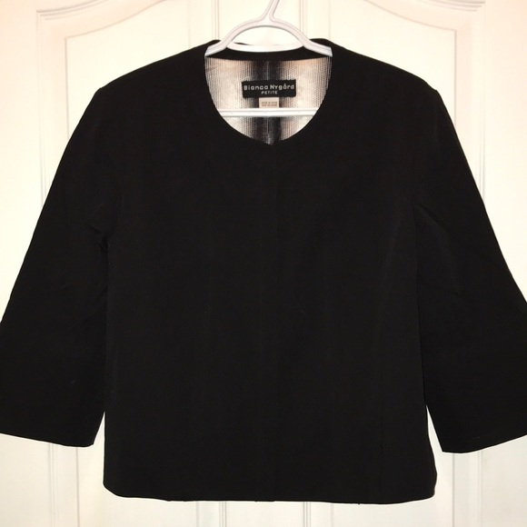 🧵 Bianca Nygard Black Blazer - Picture 1 of 4